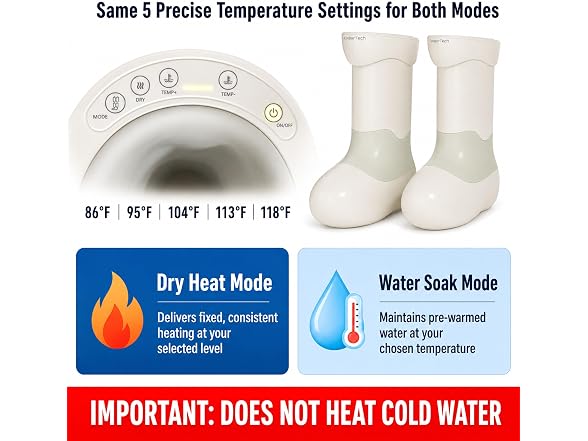 ConborTech Cordless Boot‑Style Heated