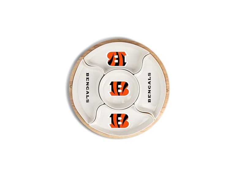 BENGALS Wood Serving Tray (16in)