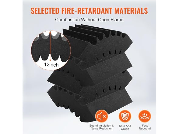 VEVOR Acoustic Foam Panels, 4 Pack
