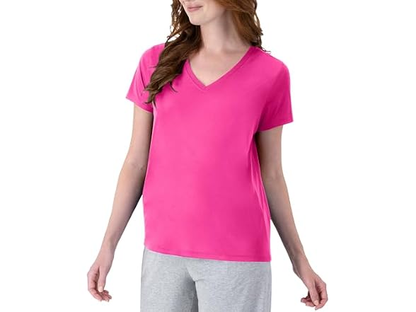 Hanes Women Dri Performance V-neck T-shirt