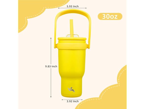 Konokyo 30 oz Tumbler with Handle and
