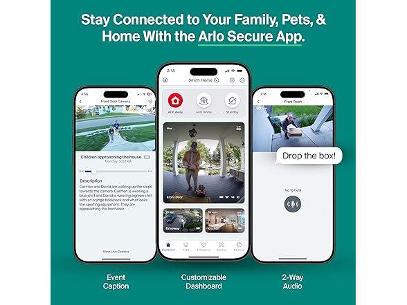 (1 or 2 PACK) (NEW) Arlo Essential Pan Tilt Security Camera