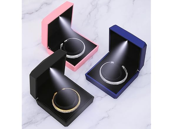 LETURE LED Jewelry Luxury Bracelet Box