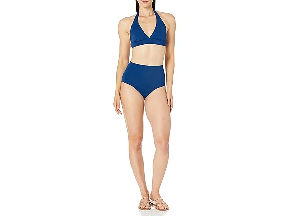 Amazon Essentials Women's High Waist Swim Bottom