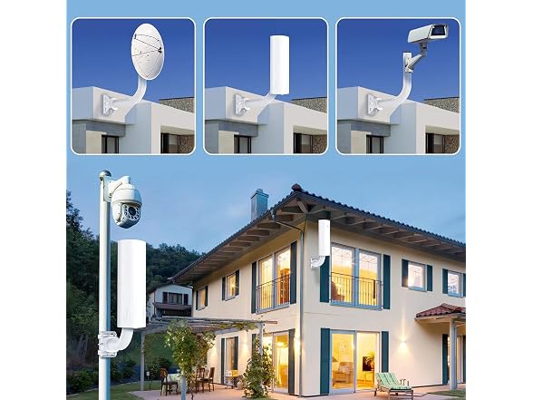 2PCS Bridge Bracket Mount, Pole and