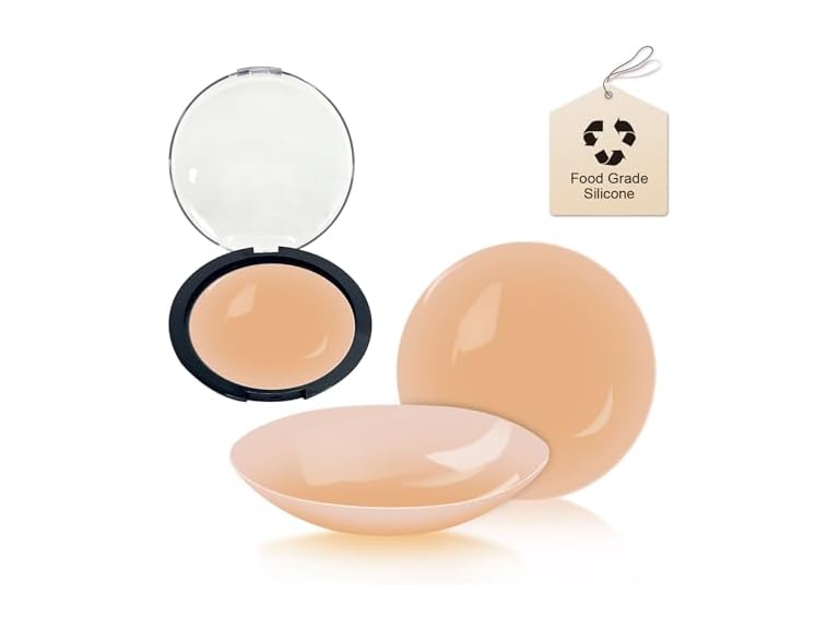 Silicone reusable nipple covers