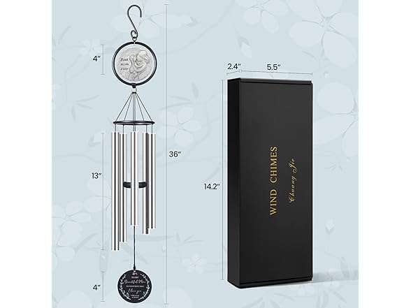 36" Wind Chimes, Mom Gift