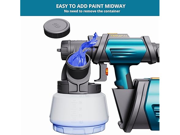 TILSWALL Shark 800 Tilswall Paint Sprayer Blue