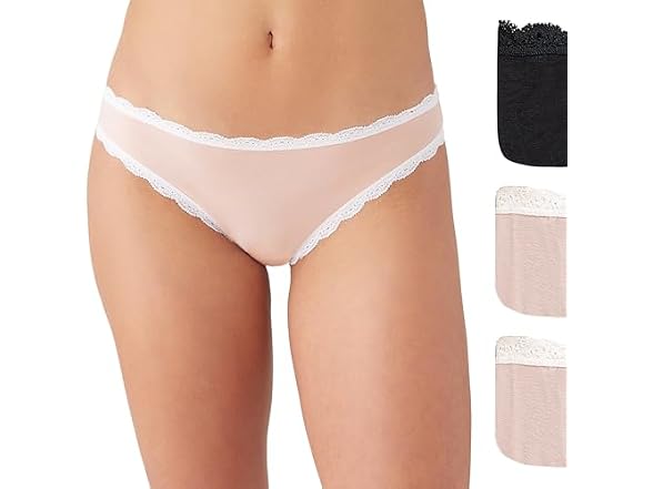 B.tempt'd Women (XL) Wacoal Women's Eyelet Bikini