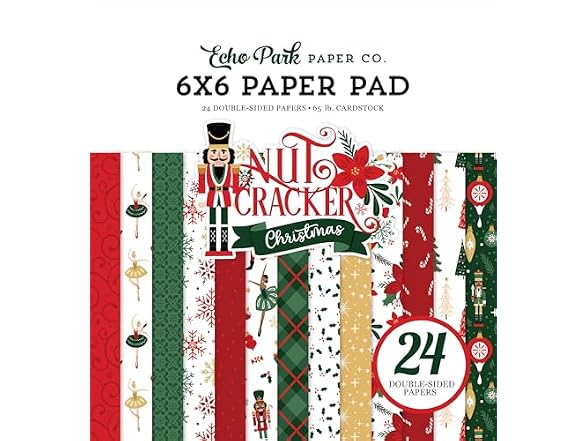 Nutcracker Christmas 6x6 Paper Pad