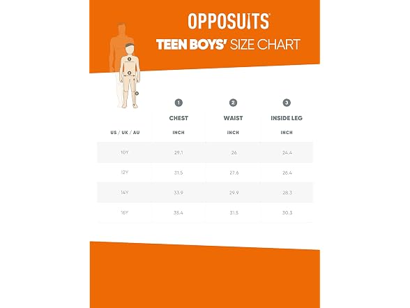 Opposuits Boys (16 Years) Teen 3-Piece Suit Set