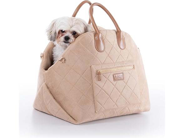 Traveler's Choice Argo On The Purr-Suit 18" Pet Tote, Tan