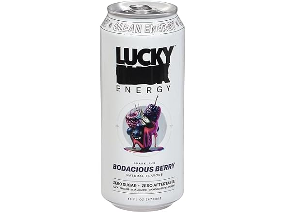 Lucky Energy, Bodacious Berry, 16 Ounce