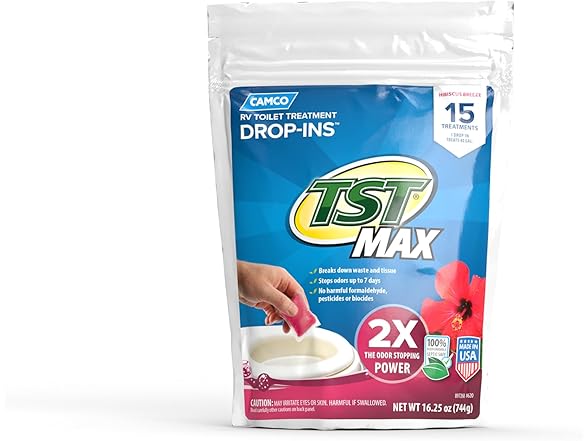 Camco TST MAX RV Toilet Treatment Drop-INs