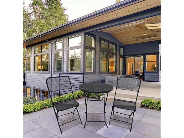 Four Seasons Courtyard Padova 3 Piece Bistro Outdoor Dining Set