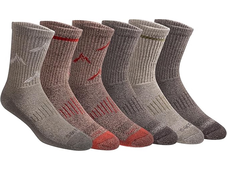 Dickies Men's Dri-Tech Mid-Crew Comfort Length Moisture Control Socks