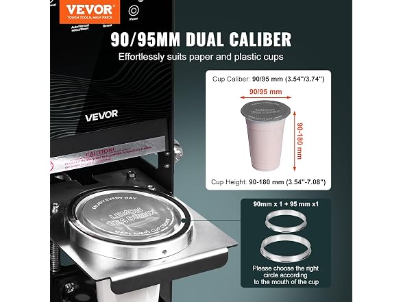 VEVOR Fully Automatic Cup Sealing