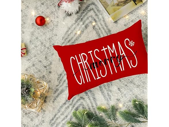 ARGOOFG Christmas Pillow Covers - 12x2