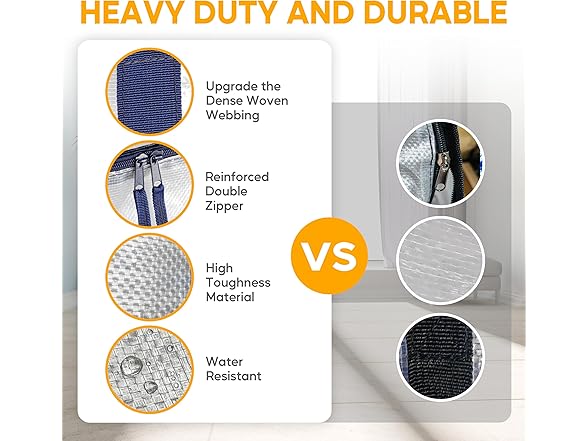 HealSmart 4 Pack Large Moving Bags