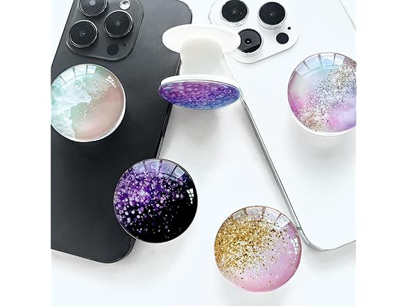 WUYULB Clear Crystal Glitter Collapsible