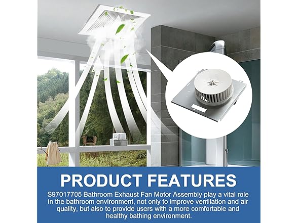 QQZ Bathroom Fan Replacement Parts