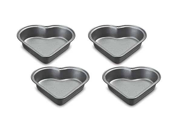 Cuisinart 4pc Mini Heart Pan Set