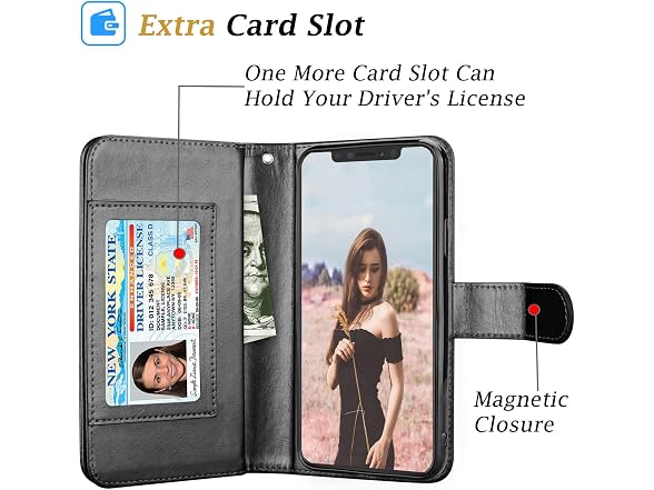 Takfox Wallet Case for iPhone 11, iPhone 11 6.1