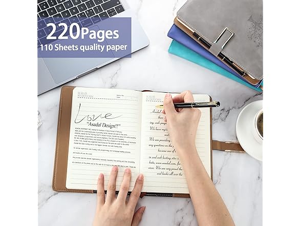 3 PC A5 Leather Journal Notebooks