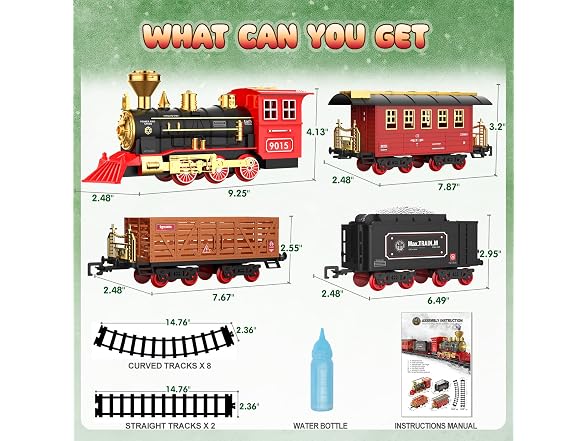 Hot Bee Train Set w/ Smoke Lights & Sound