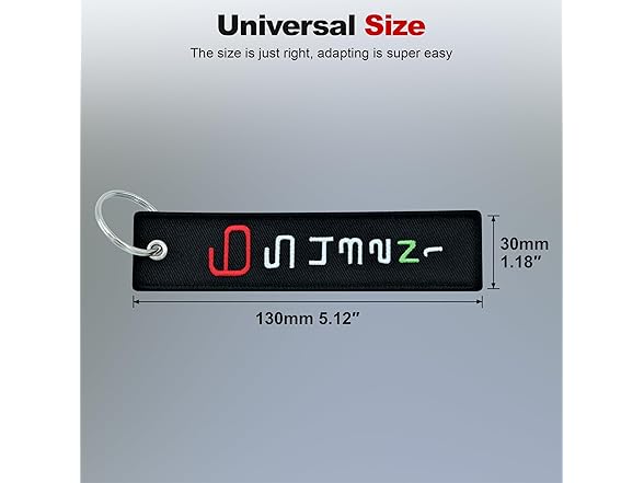 TOKCKYBL Motorcycle Keychain Embroidered