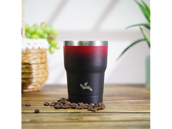 Konokyo 10oz Tumbler w/Handle Black