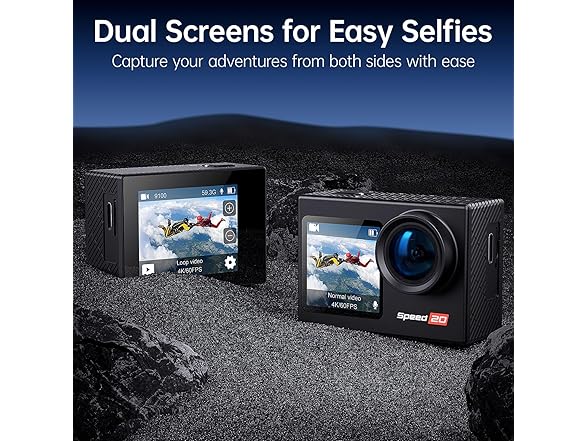 Hiicam 4K Action Camera 20MP WiFi