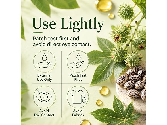 Castor Oil Roll On, Cold Pressed Beauty