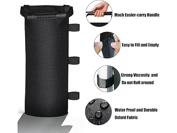 SANUMY Canopy Weights Sand Bags 4Pack