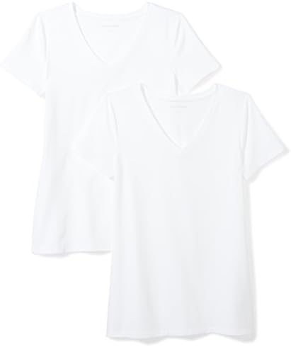 Women's Regular-Fit V-Neck T-Shirt 2 Pk - Gallery 19