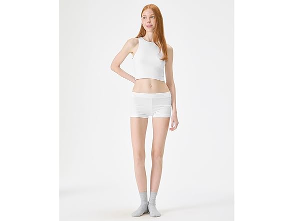 Florence By Mills Women (XS) Side Crop Tank Top