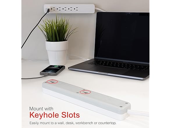 GE 6-Outlet 3ft. Surge Protector