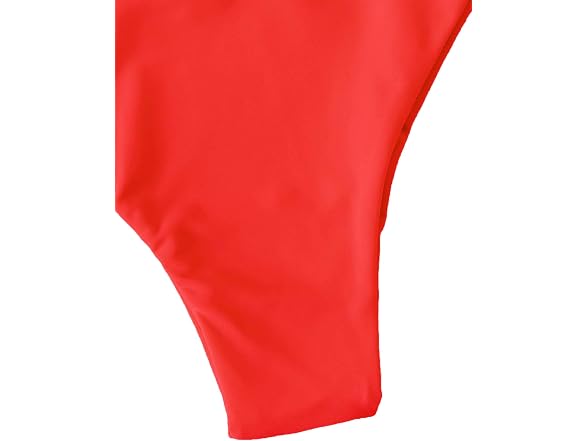 Floerns Women (S) Tie Back Ruched Bandeau B Bikini