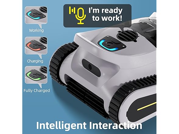 Zyerch Pool Vacuum for Inground Pools, Cordless