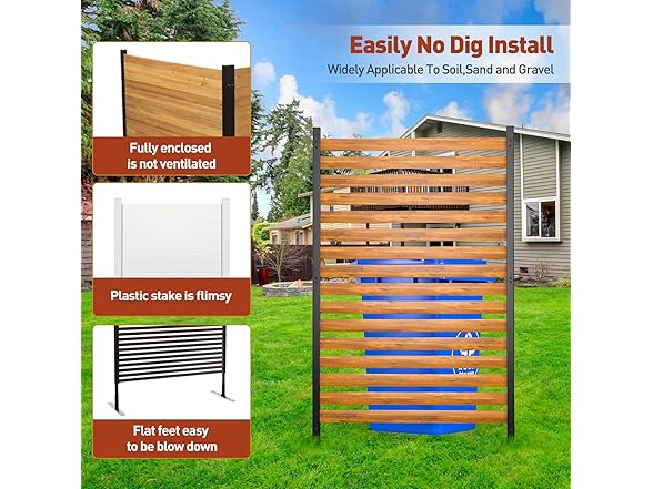 GREENER Privacy Screen - 38" W x 60" H
