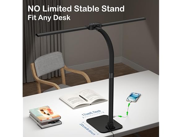 24W LED Desk Lamp for Home Office