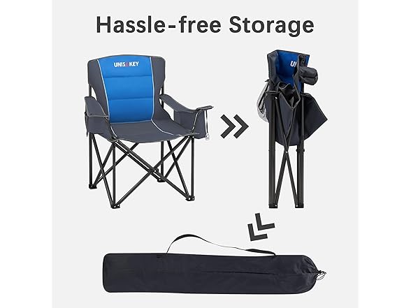 (2 Pack) Oversized Folding Camping Chair