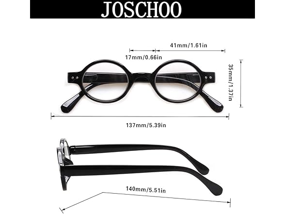 10 Pack Retro Round Reading Glasses