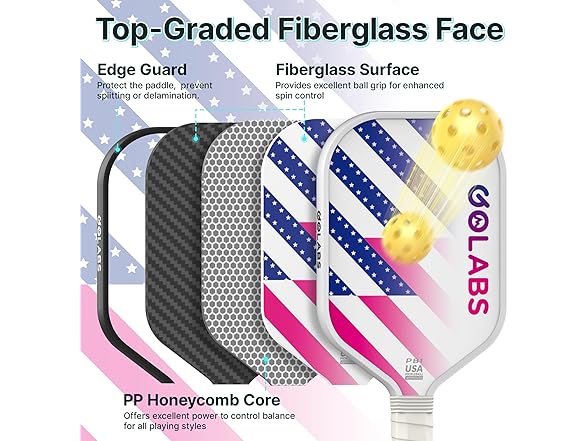 Golabs PB1 Pickleball Paddles Set of 2