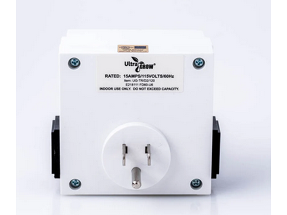 2pk UltraGrow 120V Programmable 7-Day Timer