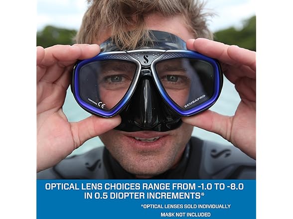 SCUBAPRO Optical Lens for Zoom Scuba Mask, -7.5