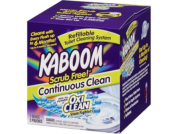 Kaboom Kaboom Scrub Free! Toilet Bowl Cleaner S