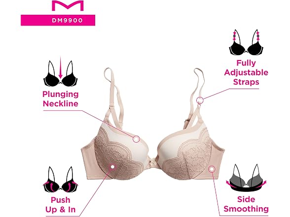 Maidenform Women (40D) Underwire Love Lift Bra