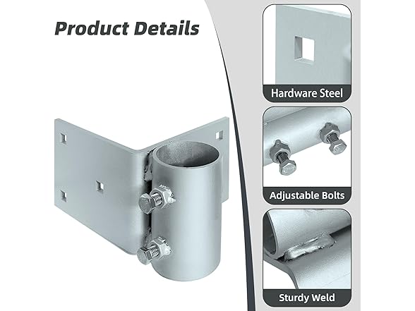 Corner Dock Leg Pipe Holder