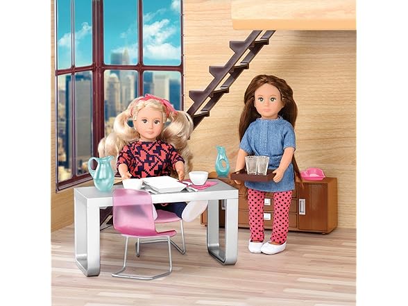 Lori Dining Room Set for Mini Dolls